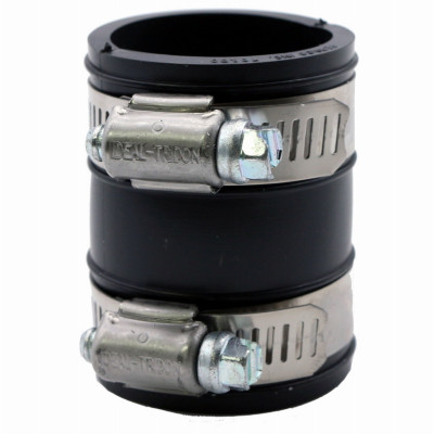 Tubular Drain Pipe Connector, 1-1/2 x 1-1/4 In.