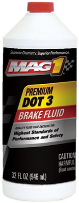 DOT 3 Premium Brake Fluid, 1-Qt.