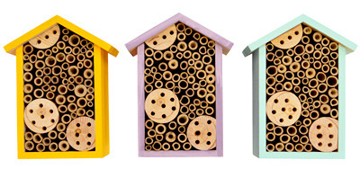 Better Gardens Bee House, Assorted Colors (6 pieces)