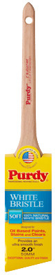 Angular Sash & Trim Paint Brush, Adjutant China White, 2 In.