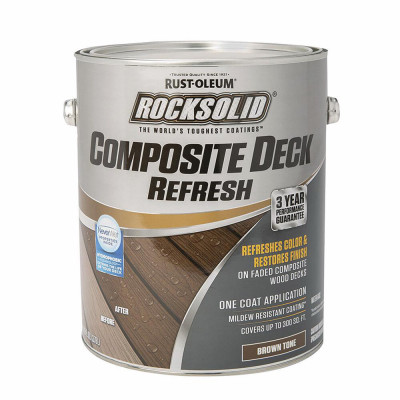 RockSolid Composite Deck Refresh, Brown, 1-Gallon (2 pieces)