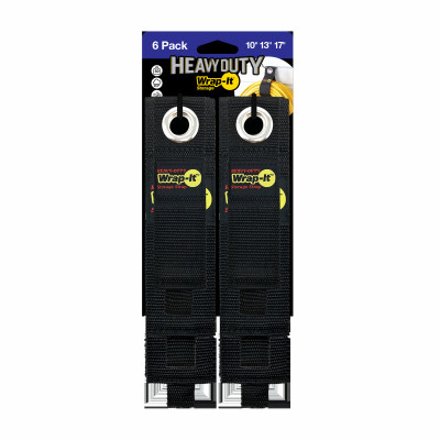 Heavy Duty Storage Straps, Assorted 6-Pk.