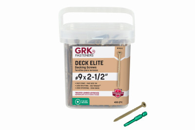 GRK DECK ELITE #9 x 2-1/2" Screws 400-Ct.
