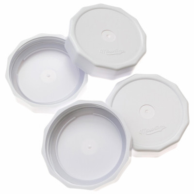 Canning Jar Plastic Lids, Regular Mouth, 4-Pk.