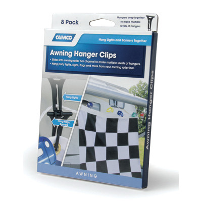 RV Awning Hanger With Clip, 8-Pk.