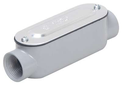 Rigid/IMC Conduit Fitting, Threaded Body, Die-Cast Aluminum, 3/4-In.