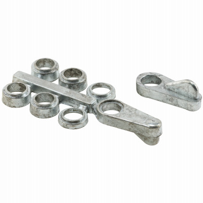 Universal Window Screen Clips, Fits Flush, Metal, 4-Pk.