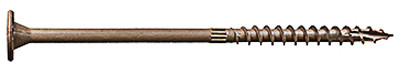 Strong Drive SDWS Timber Screws, 0.220 x 6 In., Double Barrier Coating, 12-Pk.