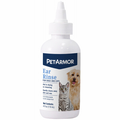 Ear Rinse for Dogs and Cats, 4-oz.