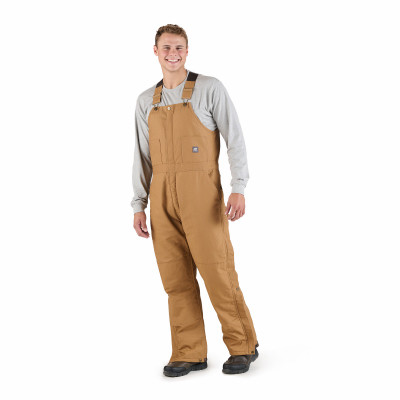 XL BRN DLX Bib Overall