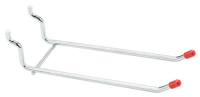 Pegboard Hooks, Double, Zinc-Plated, 2-Pk.