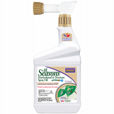 All Seasons Horticultural & Dormant Oil, Organic Disease & Insect Control, 32 oz. Spray,