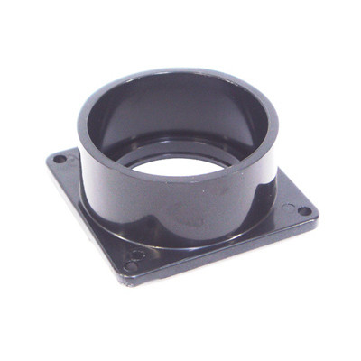 RV Slip Socket, Black Plastic, 3 In.