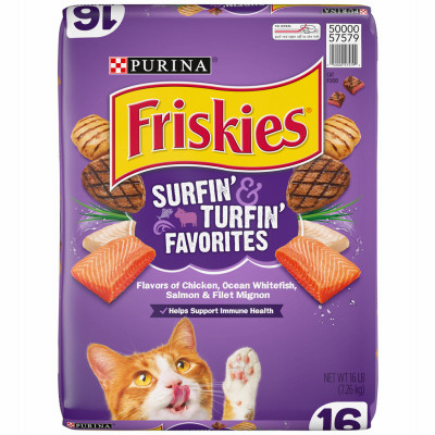 Dry Cat Food, Feline Favorites, 16 Lbs. Bag