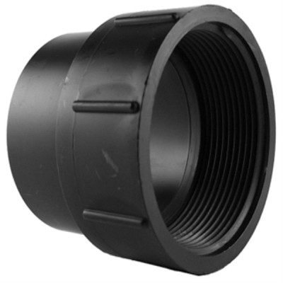 ABS/DWV Cleanout Body Adapter, 2 In. Spigot x FIP