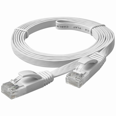 Cat 6 Flat Network Cable, 5 Ft.