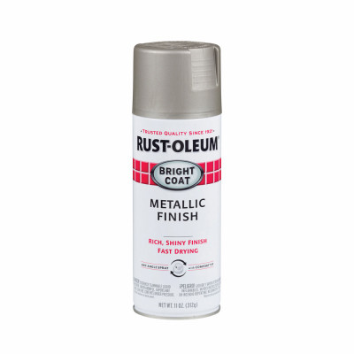Metallic Enamel Spray Paint, Aluminum, 11-oz.