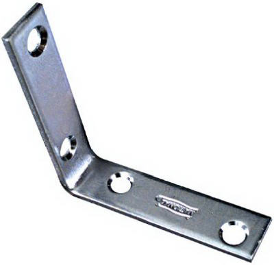 Corner Iron, Zinc, 2-1/2 x 5/8 In.