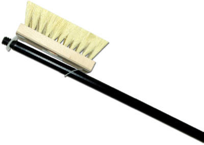 7 In. Roof Brush, Tampico Bristles, 48 In. Metal Handle