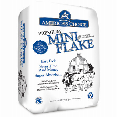 Mini Flake Equine Animal Bedding, 2.5 Cu. Ft.