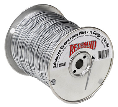 Electric Smooth Fence Wire, .5-Mile, 17-Ga.
