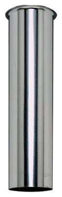 Sink Tailpiece, Chrome Plated, 22 Gauge, 1-1/2 x 8-In.