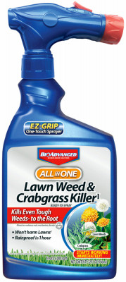 All-in-1 Ready-to-Spray Lawn Weed & Crabgrass Killer, 32 oz.