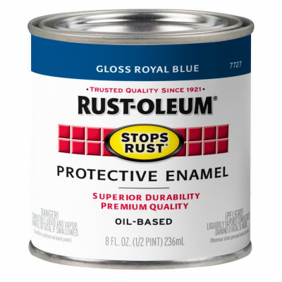 Stops Rust 1/2-Pint Gloss Royal Blue Enamel