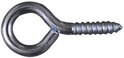 Screw Eye, #000 Large, Zinc-Plated, 3-7/8 In.