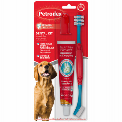 Dental Care Dog Toothpaste/Brush Kit, 2.5 oz.