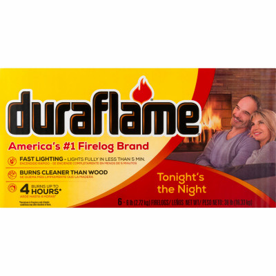 4-Hour Firelogs, 6-Lbs. Each, 6-Pk.