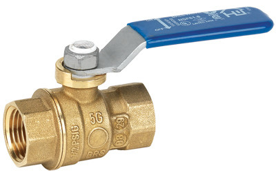 Full Port Ball Valve, Lead Free, Forged Brass, 3/8 In. FPT