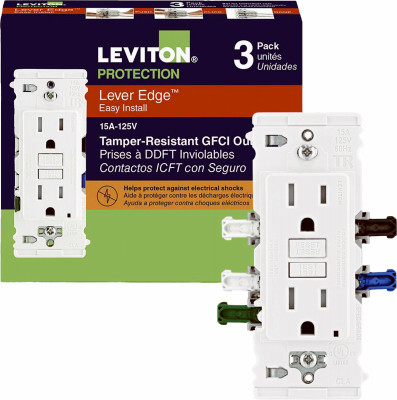 15A WHT GFCI OUTLET