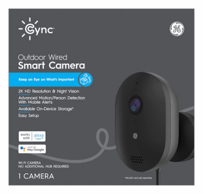 Cync Outdoor Smart Security Camera, Wired