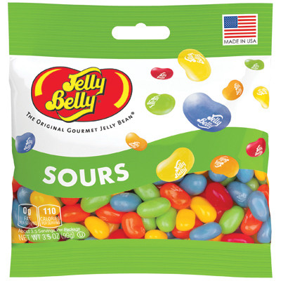 Gourmet Jelly Beans, Sours, Grab & Go Bag, 3.5-oz. (12 pieces)