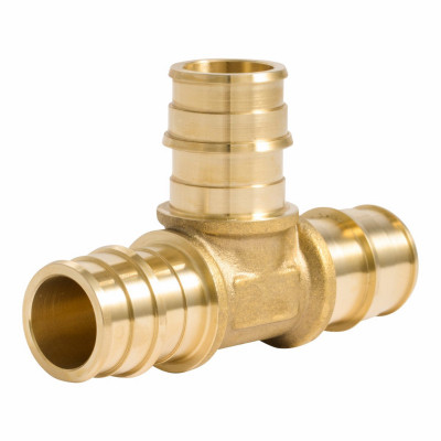 SharkBite PEX-A Brass 3/4 In. x 3/4 In. x 3/4 In. Tee