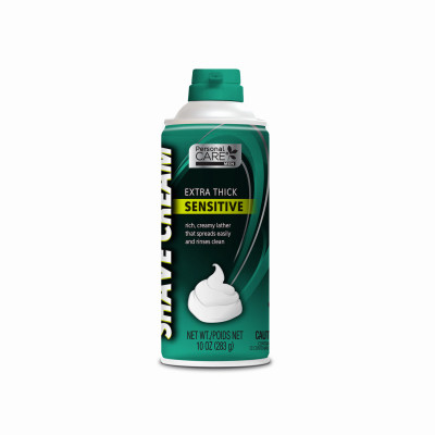 Shave Cream, Sensitive Skin, 10-oz. (12 pieces)