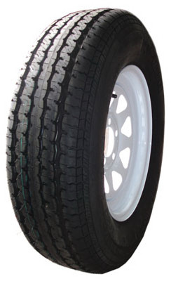 Tire & Wheel Assembly, 4-Ply, 4-Hole, 5.30-12 In.