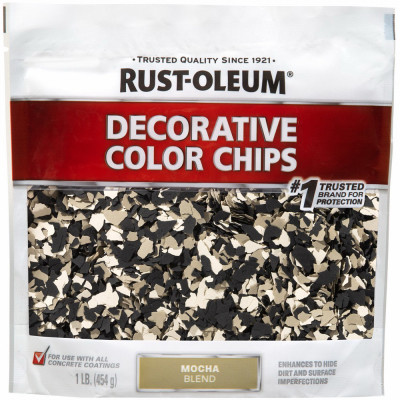 EpoxyShield Decorative Color Chips, Mocha Blend, 1-Lb.