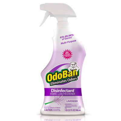 Fabric & Air Freshener Disinfectant, Lavender, 32 oz.