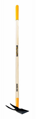 Weeding Hoe, 2-Prong, Cushion Grip Handle