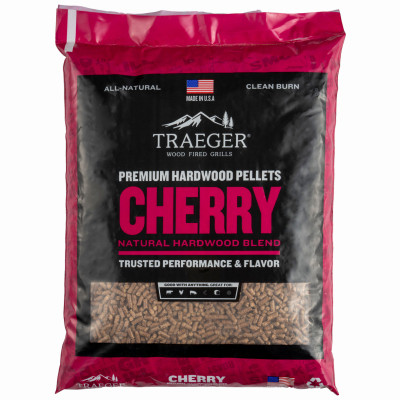 Barbeque Pellets, Cherry Hardwood, 20 Lb. Bag