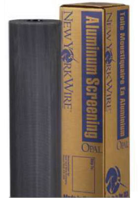 Window Screen Cloth, Charcoal Aluminum, 48 In. x 100 Ft.