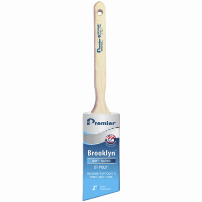 Brooklyn Angle Sash Paint Brush, Poly, 2 In.
