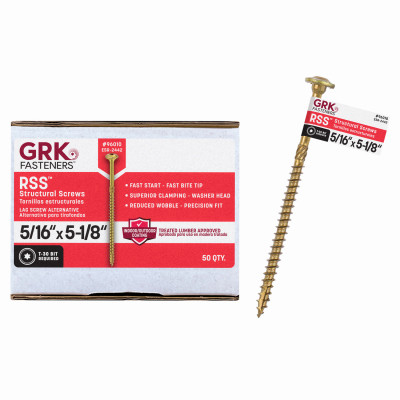 GRK RSS 5/16" x 5-1/8" Screws