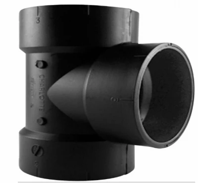 ABS/DWV Vent Tee, All Hub, 3 In.