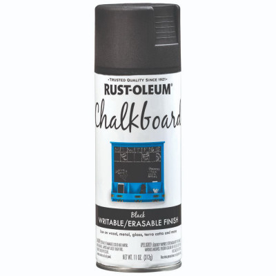 Chalkboard Spray Paint, Black, 11-oz.