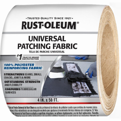 Universal Patching Fabric, White, 4-In. x 50-Ft.