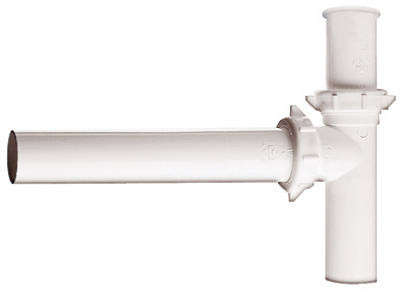 Masterkit End Outlet Disposer Kit, White Plastic, 1-1/2-In.