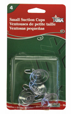Suction Cups, 1-1/8-In., 4-Ct.